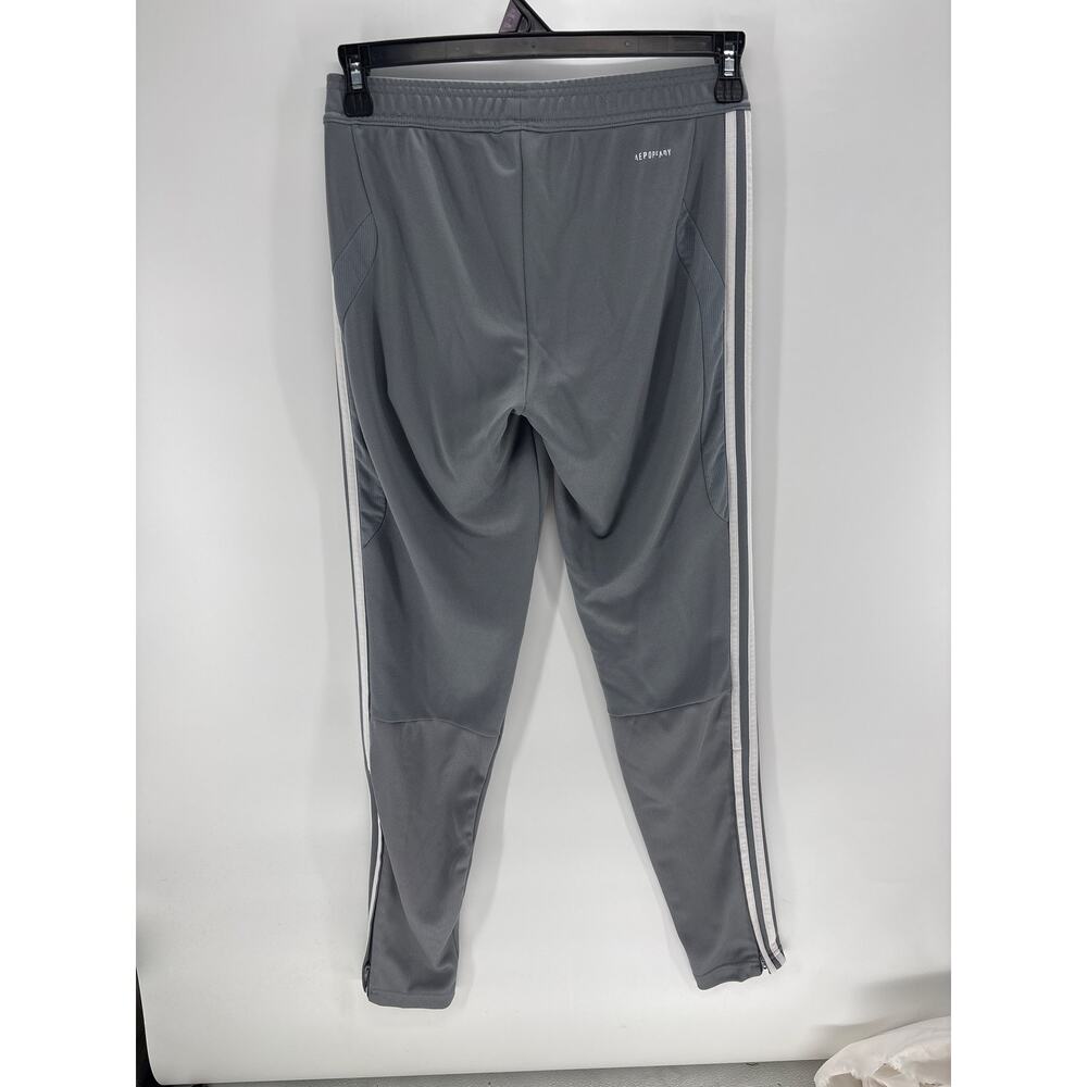 Adidas men's small gray/white joggers